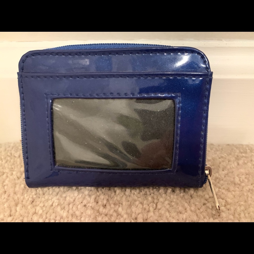 Small Blue Wallet w/ Keychain